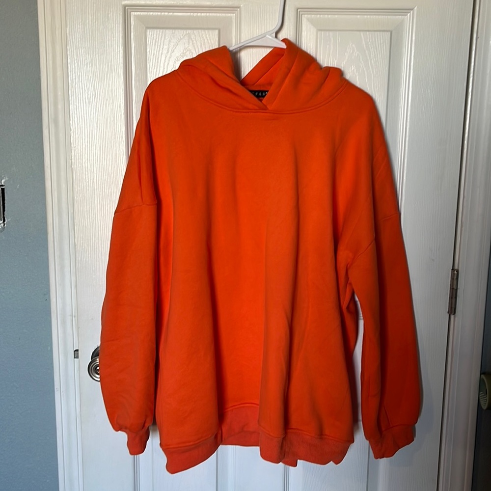 Orange hoodie